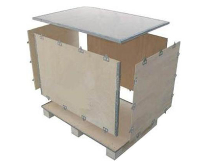 大型机械零部件的运输为什么要用到钢带箱